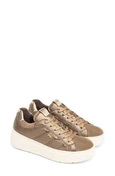 Nerogiardini Quilted Low Top Sneaker In Multi