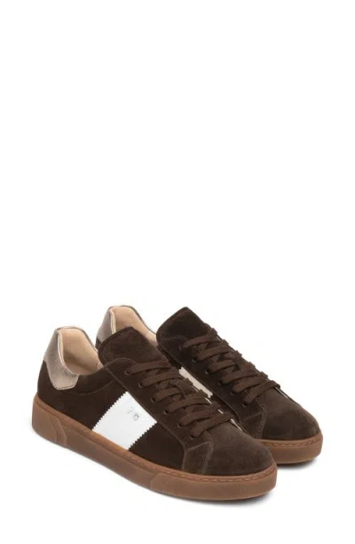 Nerogiardini Retro Low Top Leather Sneaker In Brown