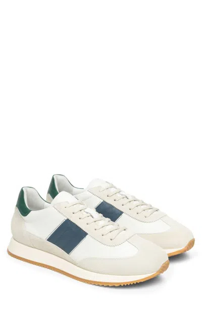 Nerogiardini Retro Low Top Trainer Sneaker In Navy Multi