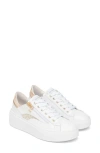 Nerogiardini Side Zip Platform Sneaker In White