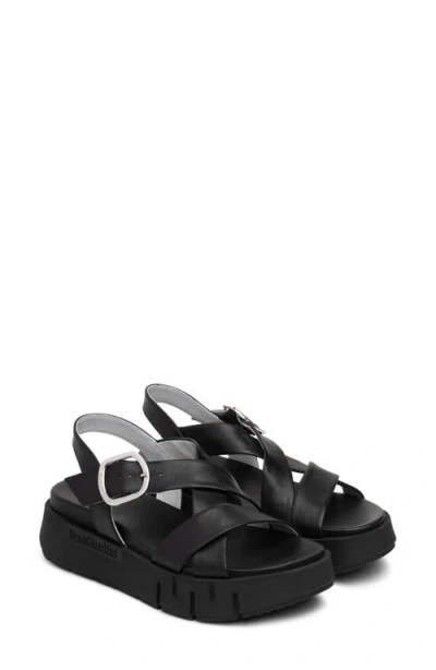 Nerogiardini Slingback Platform Sandal In Black