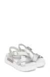 Nerogiardini Slingback Platform Sandal In Silver