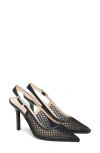 Nerogiardini Slingback Pointed Toe Pump In Black