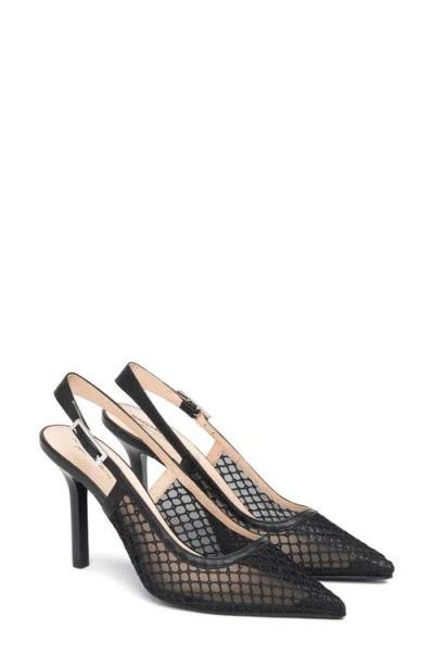 Nerogiardini Slingback Pointed Toe Pump In Black