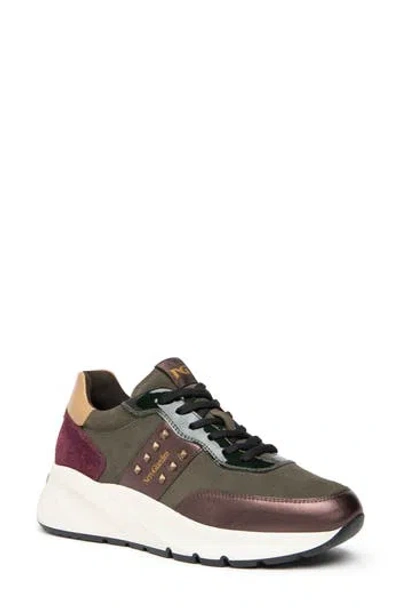 Nerogiardini Studded Platform Sneaker In Multi