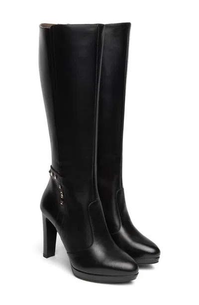 Nerogiardini Studded Platform Tall Boot In Black