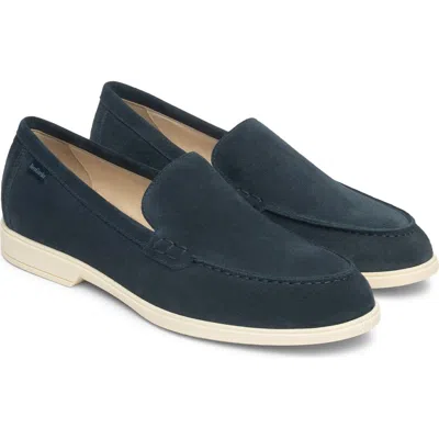 Nerogiardini Suede Slip-on Loafer In Blue