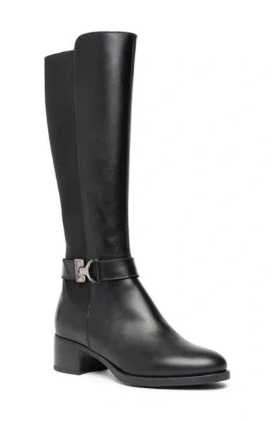 Nerogiardini Tall Block Heel Boot In Black