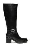 Nerogiardini Tall Buckle Boot In Black