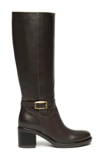 Nerogiardini Tall Buckle Boot In Burgundy