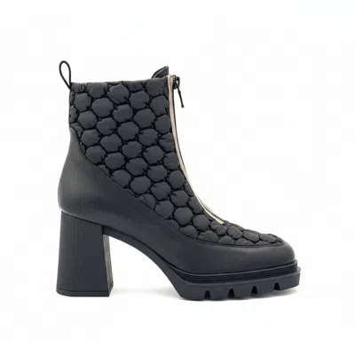 Nerogiardini Women's Antracit Ankle Boot In Black/stone