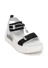 Nerogiardini Women's Argento Flatform Sandal In Nero In Black