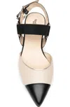 Nerogiardini Women's Bicolor Cap Toe Slingback Flats In Multi In Multi