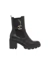 Nerogiardini Women's Carpegna Leather Chelsea Boot In Nero In Black