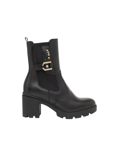Nerogiardini Women's Carpegna Leather Chelsea Boot In Nero In Black