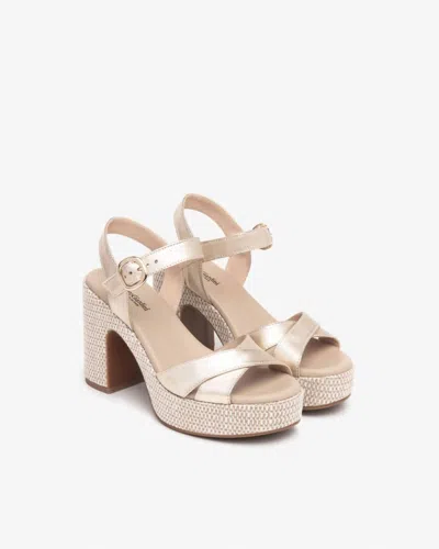 Nerogiardini Women's Cassola Sandal In Etoile Sand Miele In Multi