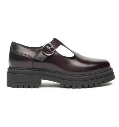 Nerogiardini Women's Manolete Clog In Bordo In Multi
