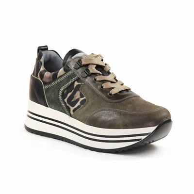 Nerogiardini Women's Military Sneaker In Black