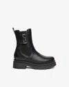 Nerogiardini Leather Buckle Chelsea Boots In Multi