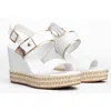 Nerogiardini Women's Sandals In Bianco In Gray