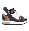 Nerogiardini Bungee Platform Wedge Sandals In Multi