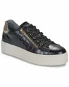 Nerogiardini Side Zip Platform Sneaker In Black