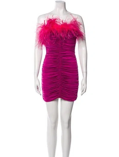 Pre-owned Nervi Off-the-shoulder Mini Dress W/ Tags In Pink