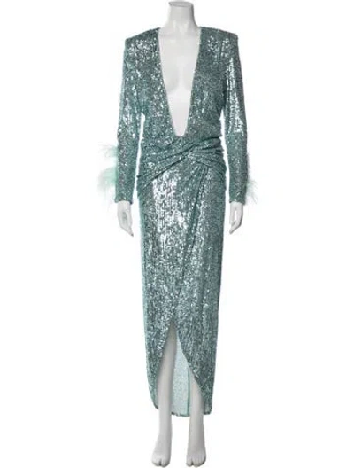 Pre-owned Nervi Patterned Long Dress In Multi