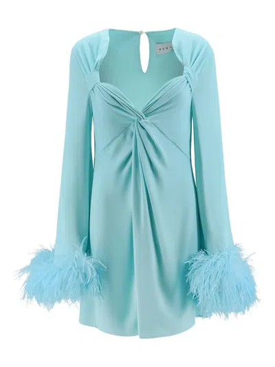 Nervi Stardust Mini Dress In Blue