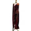 Nesavaali Women's Brown Fida Pre-stitched Printed Sari - Ready To Wear In Brown