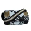Nesavaali Women's Luxury Handcrafted Black Box Flap Clutch In Black