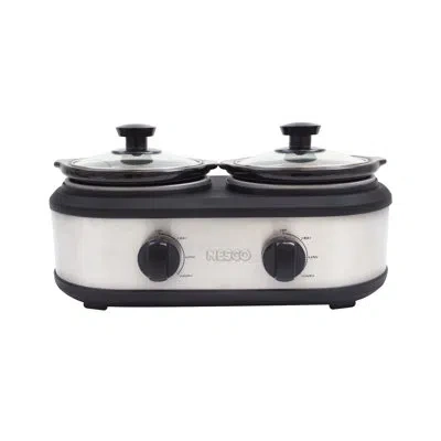 Nesco 2.5 Qt. Dual Serving Station In Satin