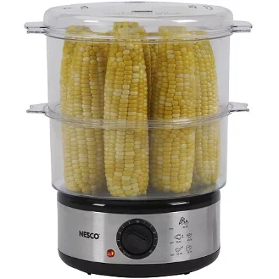 Nesco 5 Quart Food Steamer In Silver