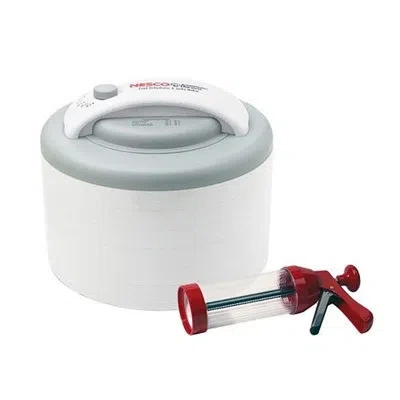 Nesco 6 Tray American Harvest Snackmaster Dehydrator And Jerky Maker In White