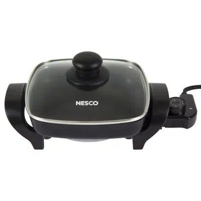 Nesco 8" Electric Skillet With Lid In Black