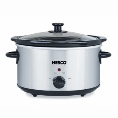 Nesco Analog Stainless Steel Slow Cooker In Silver