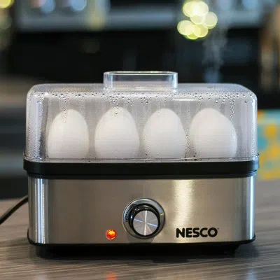 Nesco Egg Cooker In Black;silver