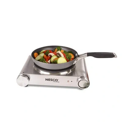 Nesco Electric Burner In Stainless Steel