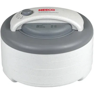 Nesco Snackmaster 4 Tray Food Dehydrator In White