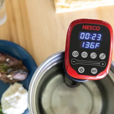 Nesco Sous Vide Immersion Cooker In Red