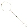Neshi Designs Women's Gold Eden Hand Chain In Gold