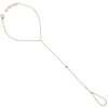 Neshi Designs Women's Gold Tessa Hand Chain In Gold