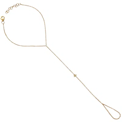 Neshi Designs Women's Gold Tessa Hand Chain
