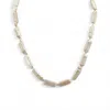 Neshi Designs Women's White Leeyana Necklace In Metallic