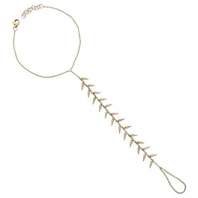 Neshi Designs Women's Yellow Jax Hand Chain
