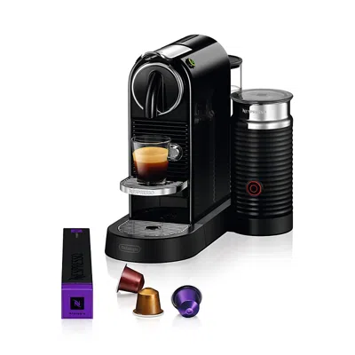 Nespresso Citiz & Milk Coffee & Espresso Machine By De'longhi In Black