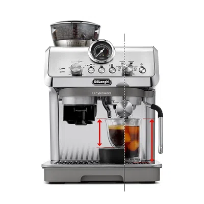 Nespresso De'longhi La Specialista Arte Evo Espresso Machine With Cold Brew In Silver