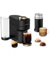 Nespresso Limited-edition Vertuo Pop+ Deluxe Coffee And Espresso Maker By Breville In Matte Black,gold