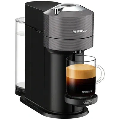 Nespresso Vertuo Next Espresso Machine By De'longhi With Aeroccino Milk Frother In Gray
