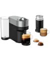 Nespresso Vertuo Pop+ Deluxe Espresso Bundle By Breville In Titan